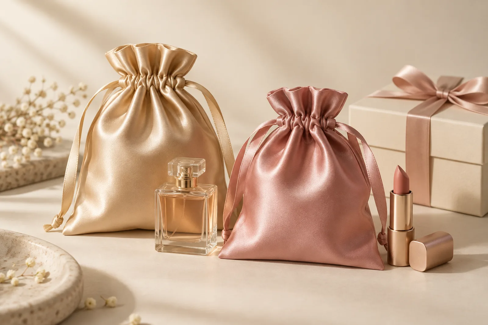 Custom Satin Drawstring Bags: Premium Gift Packaging And Bulk Buying Guide