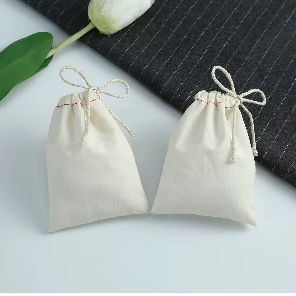 Reusable cotton bag used as an example of fabric packaging proportion
