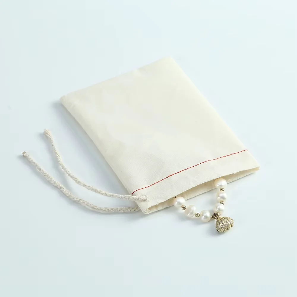 Custom Cotton Drawstring Favor Bag product view 3