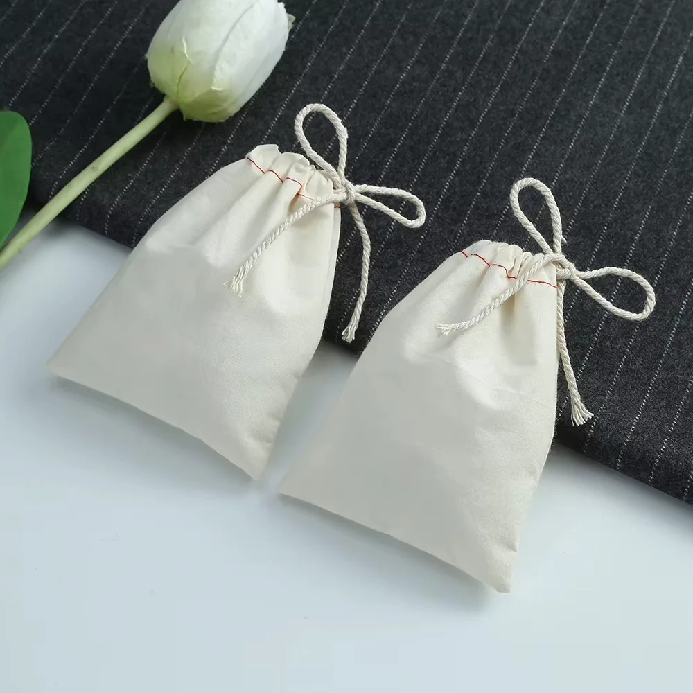 Custom Cotton Drawstring Favor Bag product view 5