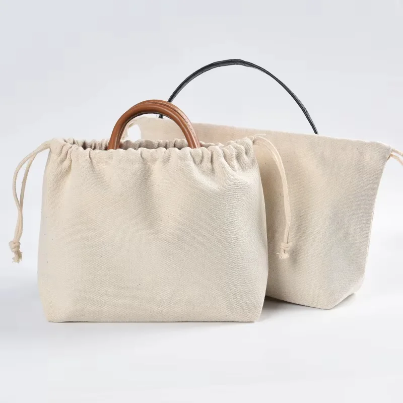 Cotton Drawstring Handbag product view 2