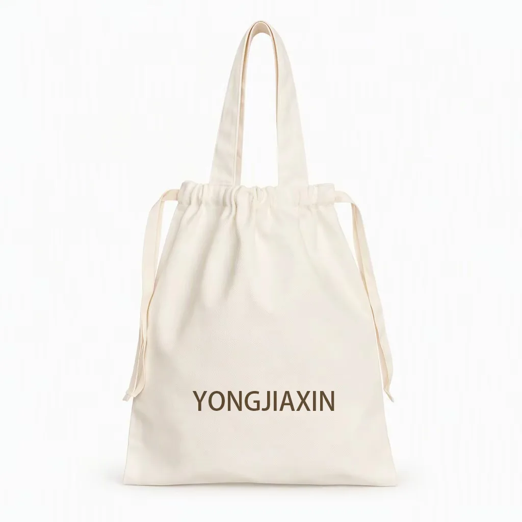 Custom Cotton Shopper Drawstring Bag product view 5