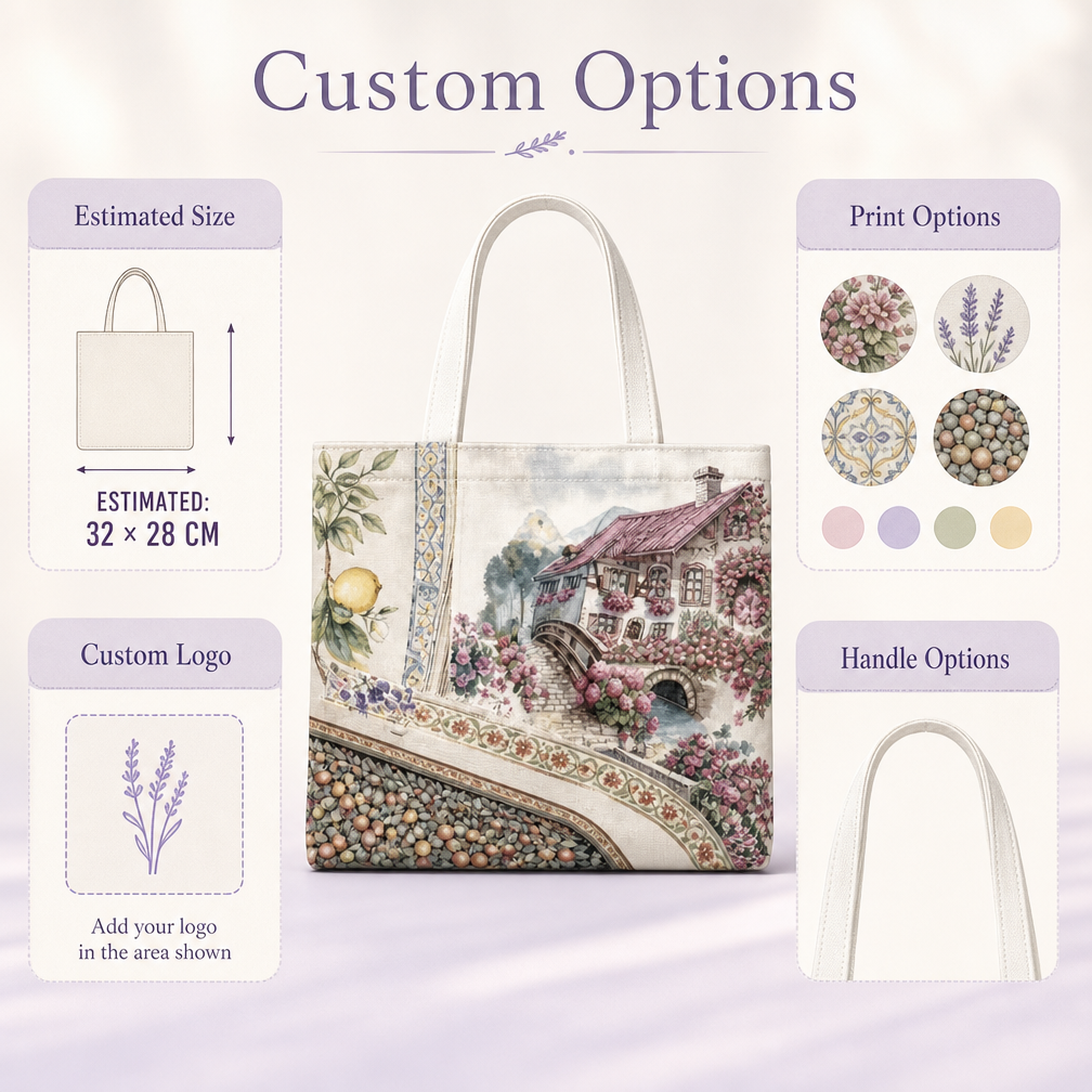 Representative custom cotton pouch for cosmetic packaging