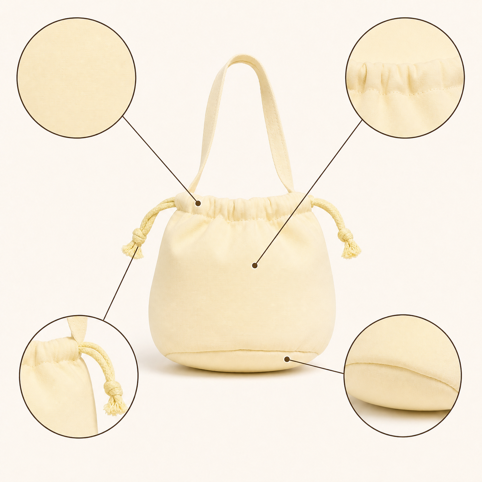 Cotton Drawstring Bottle & Gift Carrier