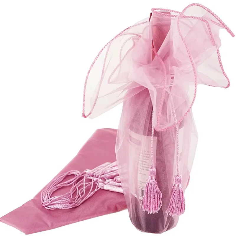 Organza Wine Bottle Gift Bag product view 4