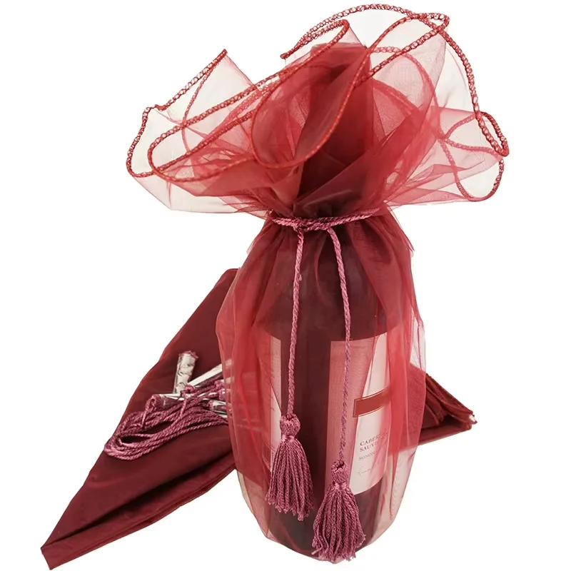 Organza Wine Bottle Gift Bag product view 5