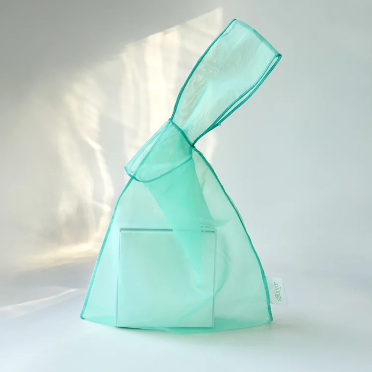 Organza Jewelry Gift Pouch With Bow product view 3