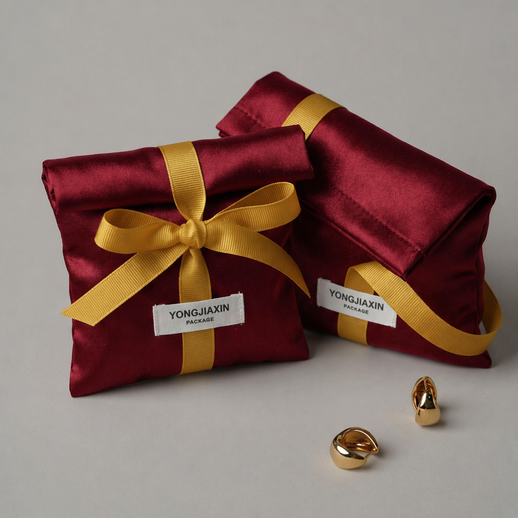 Premium velvet pouch suited to jewelry and fragrance packaging