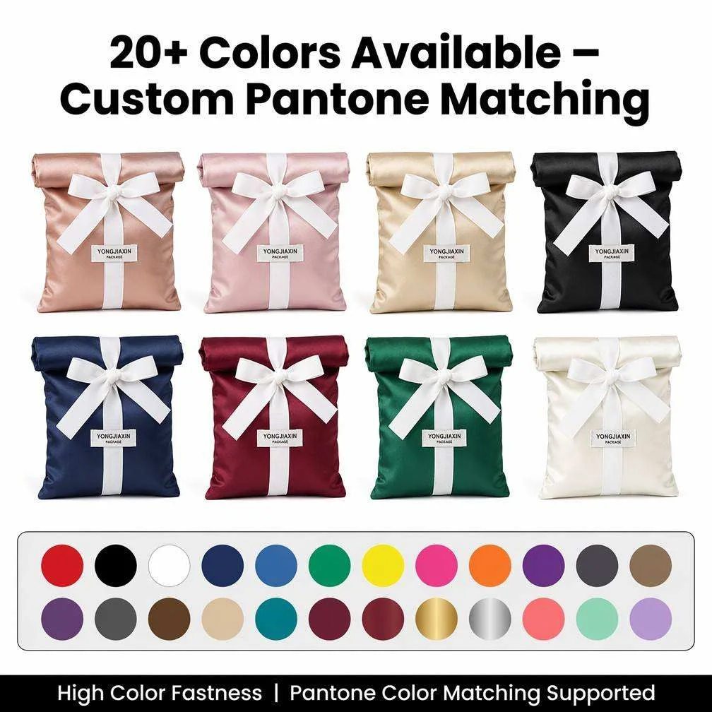 Custom Satin Rolled-Edge Bag product view 5