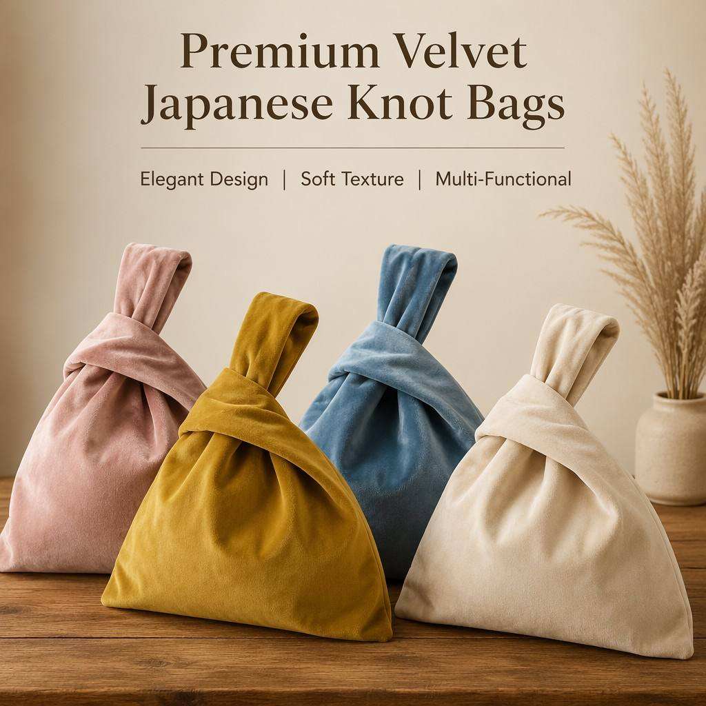 Custom Velvet Handled Gift Pouch